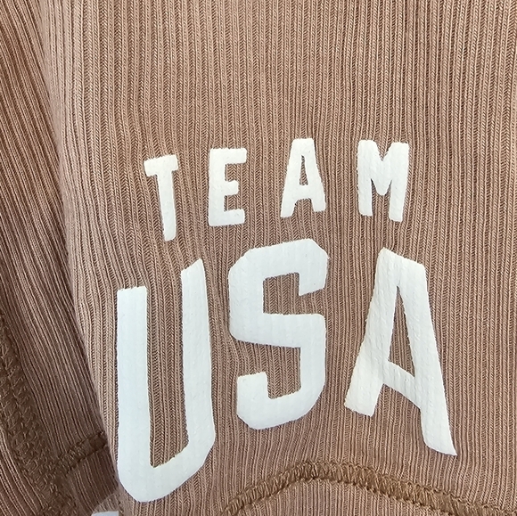 Skims Team USA ribbed boxer shorts in size XXS in Sienna NWT - Picture 3 of 6